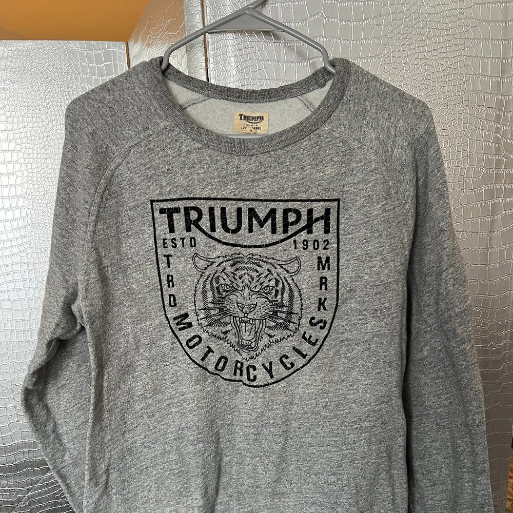 Luck Brand swetshirt for men (Triumph Motorcycles)